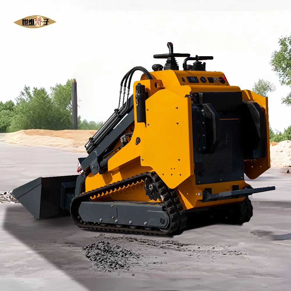 Certified Euro 5/CE Mini Skid Steer Diesel Loader for Sale Crawler Loader Attachment with Bucket Core Motor Components Included