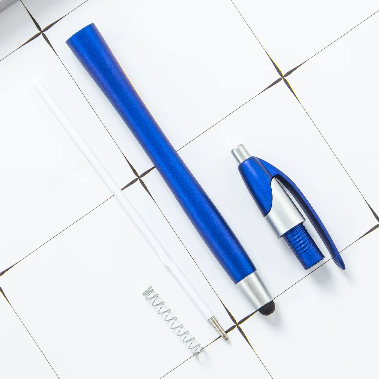 Ballpoint Pen with Stylus Tip Black Ink Stylus Metal Medium Point Smooth Pen Colorful Ballpoint Pen for Touch Screen Tablet