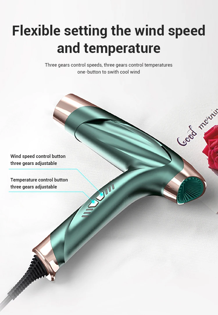 2022 дорожный складной фен для волос высокоскоростной портативный с отрицательными