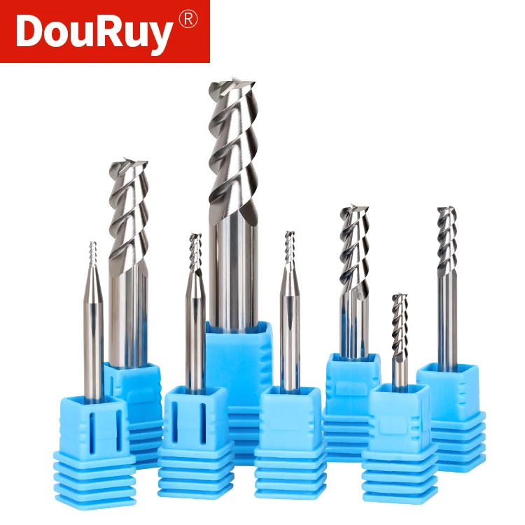 3 Flutes Solid Carbide CNC End Mills Aluminum Milling Cutter