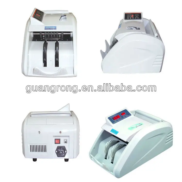 The new multi-currency euro banknote money detector bill counter money counter best cash counting machine with UV & MG