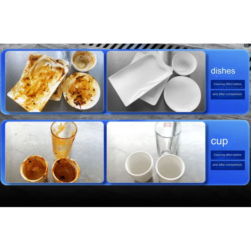 Intelligent dishwasher 380v smart Washing Disinfection All-in one dishwasher Commercial Kitchen Food grade stainless steel