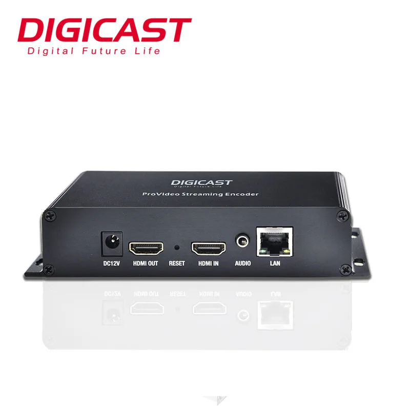 DIGICAST Live Streaming HDMI DVB к IPTV кодер HLS H265