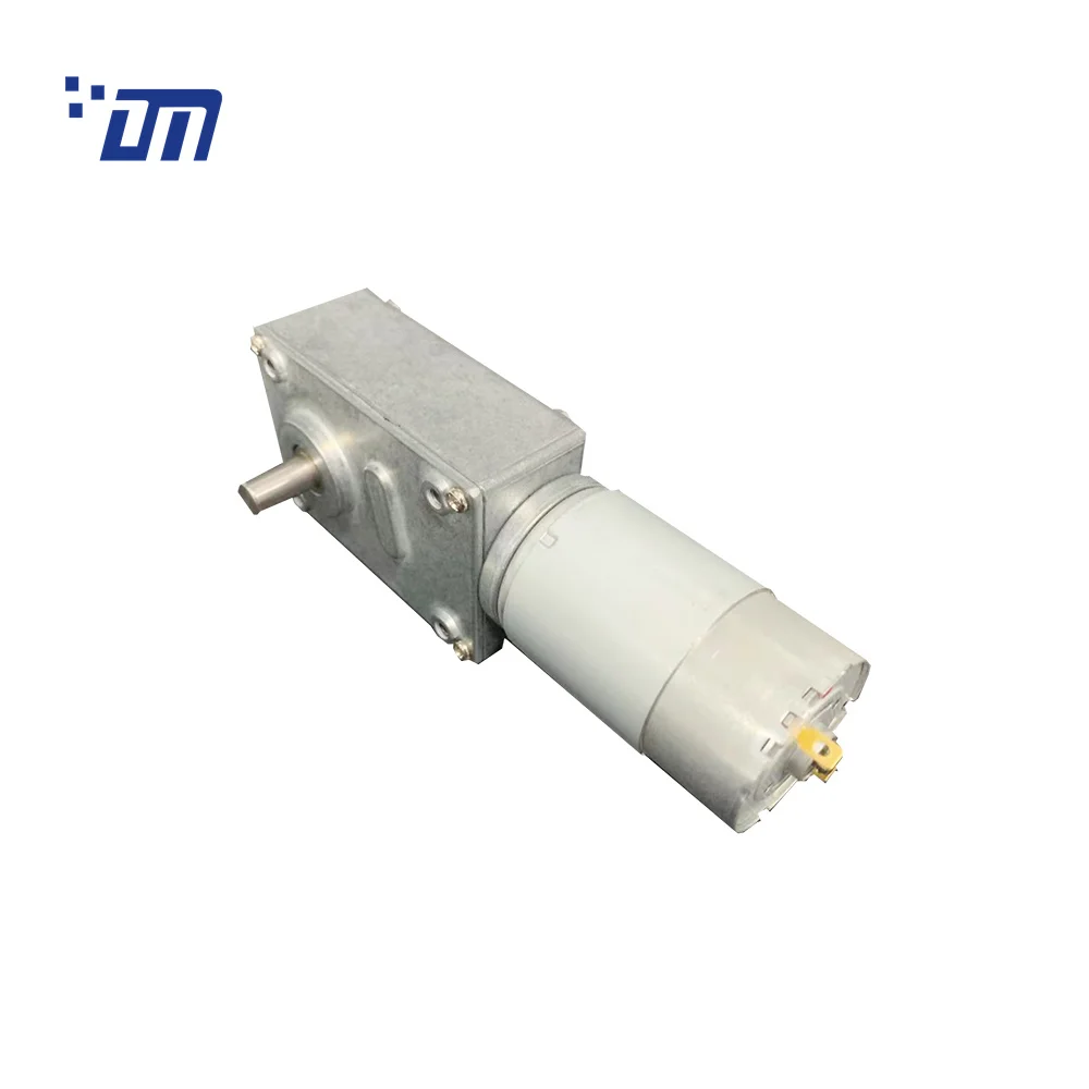 Factory low Speed 12v electric 12v worm drive motor Gearbox Worm Motor worm gear motor with encoder