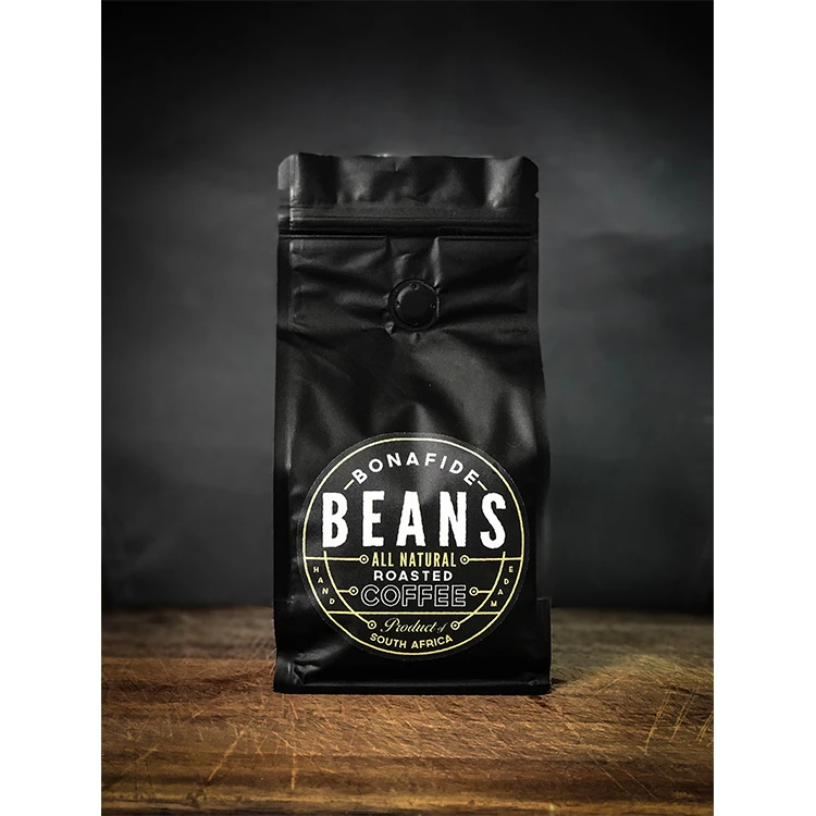  Custom 250g 340g 500g 1000g Side Gusset Plastic Mylar Packaging Pouches Flat Bottom Paper Foil Coffee Bag With