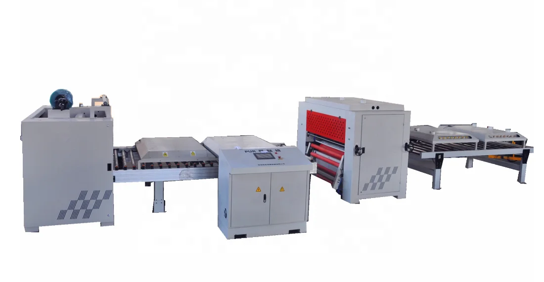 Semi Automatic Easy Operation Coating PVC MDF Plywood Laminating Machines