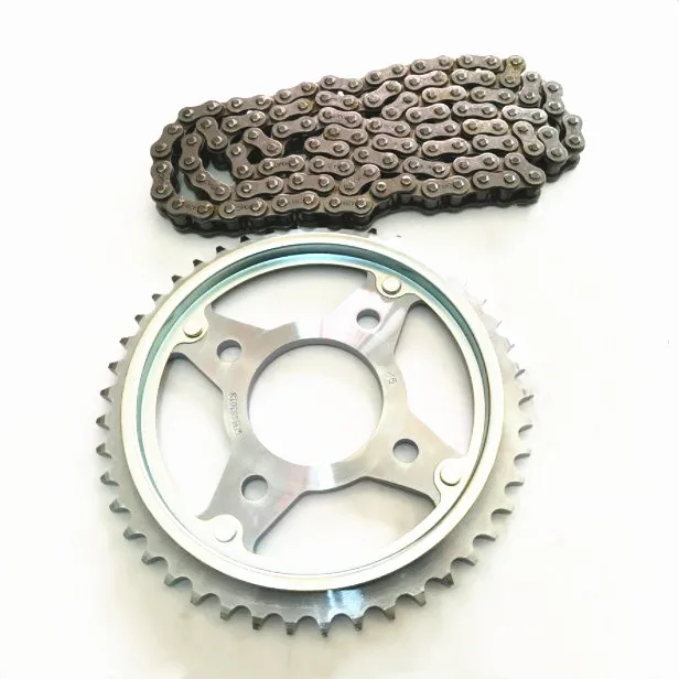 CD70 420 420H 104L 41Z 14Z Motorcycle Transmission Drive Roller Chain and Sprocket Kits