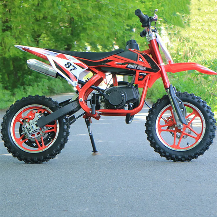 good quality 49cc child  dirt  bike pit bike  KTM style for Kid  dirt bike with pull start