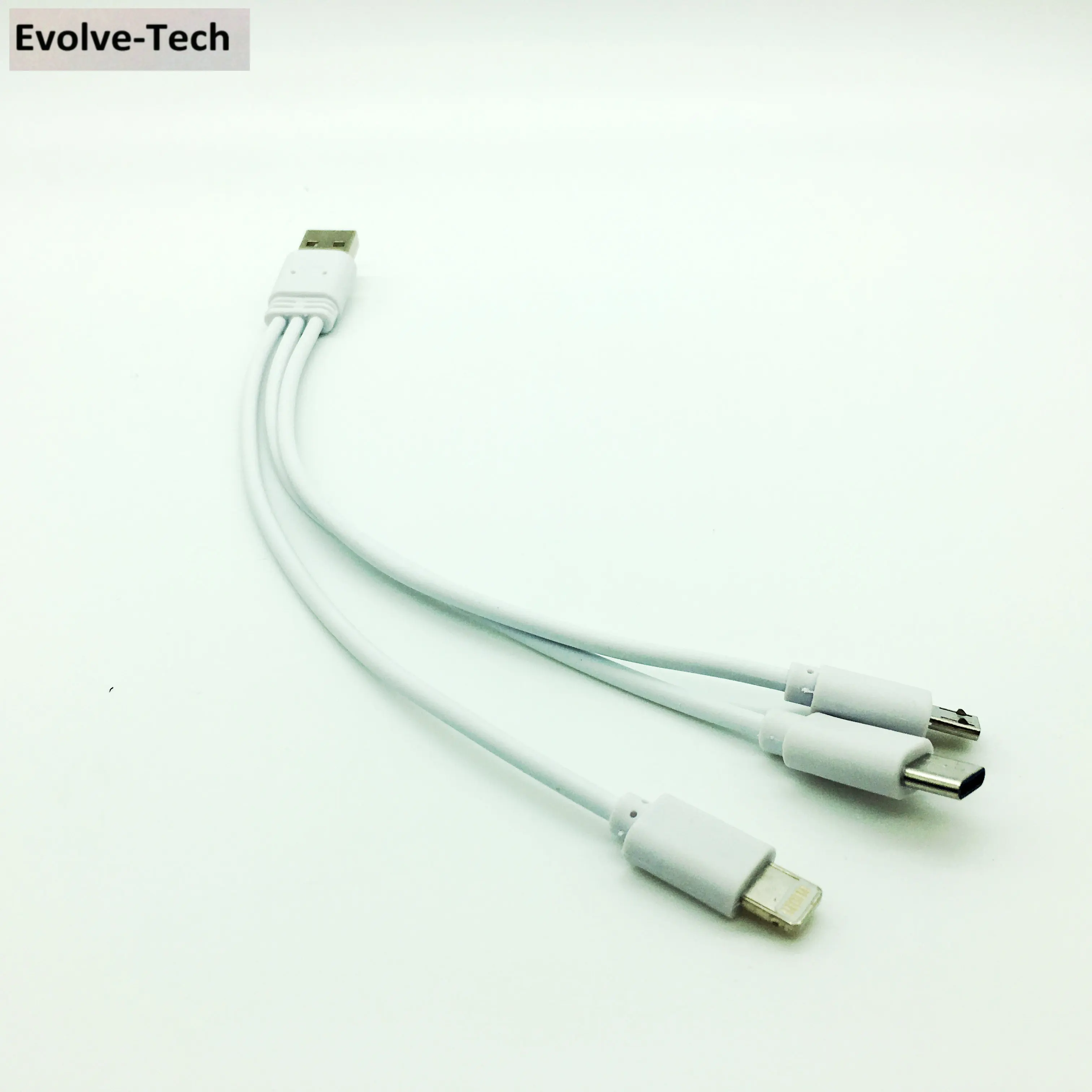  20 см Длина короткого Путешествия Power Bank 1A быстрое зарядное устройство с 8 Pin Type C Интерфейс Micro ПВХ USB