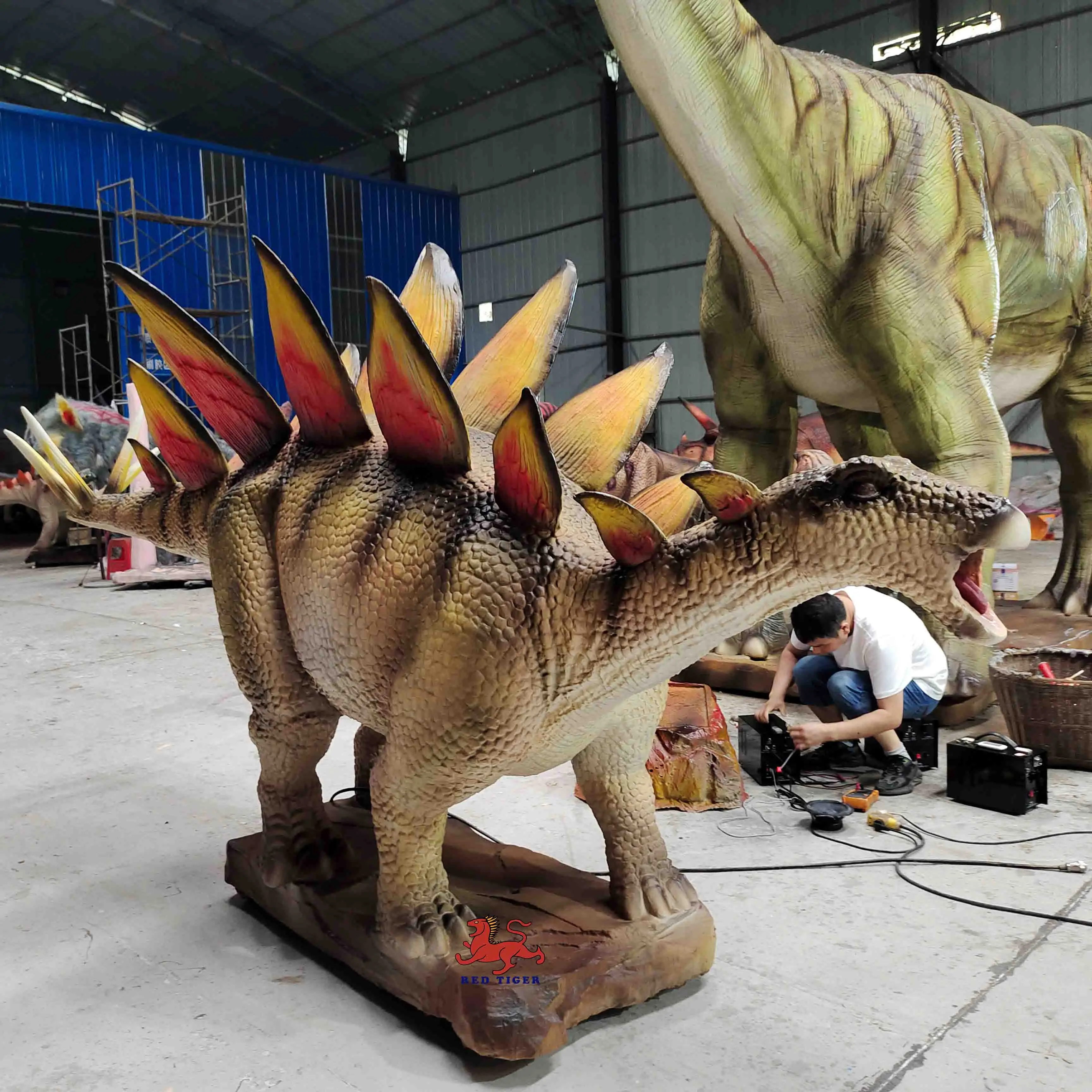 Animatronic dinosaur T-Rex for Kids play amusement park Lifesize animatronic dinosaur model