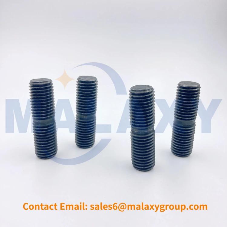MALAXY M10 M12 M14 M16 M20 углеродистая сталь Gr4.8 Gr6.8 Gr8.8 Gr10.9 Gr12.9 черный оксидный двухконцевой болт DIN938 DIN940