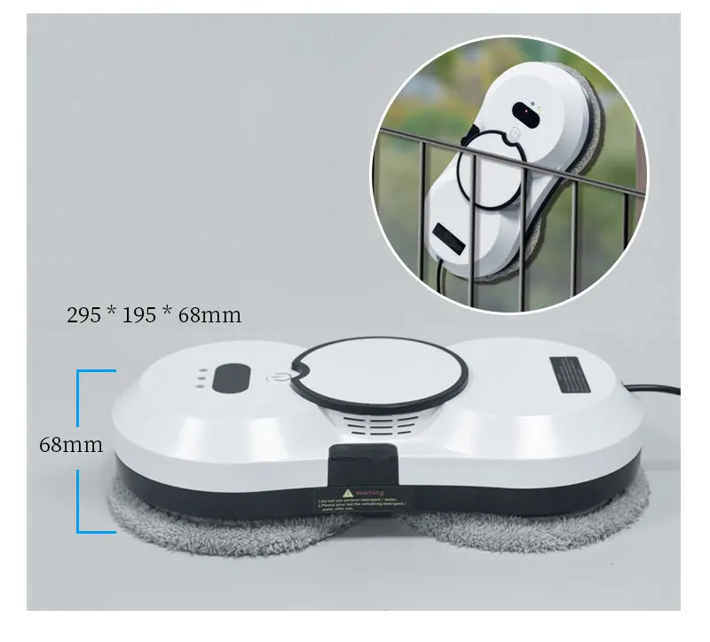 HCR-10 Outdoor Window Cleaning Robot with Water Anti-Fall Glass Window Washing Machine for Household Use