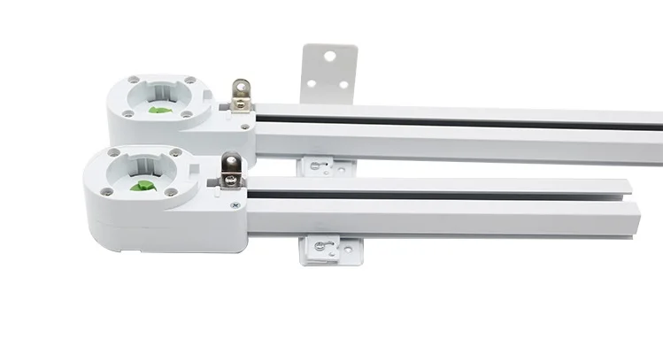 Electric curtain rod double wall bracket curtain accessories for aluminum curtain rail