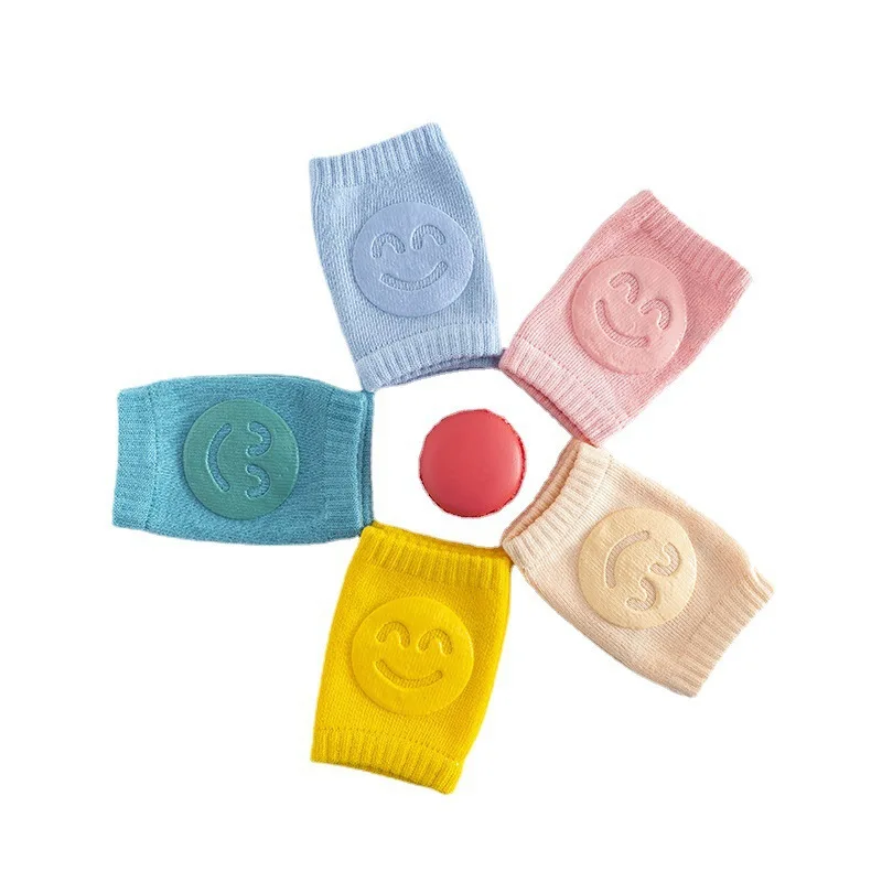 Baby Knee pads Knitted Cotton AntiSlip infant Toddle Crawling Knee Protector Children Safety Products