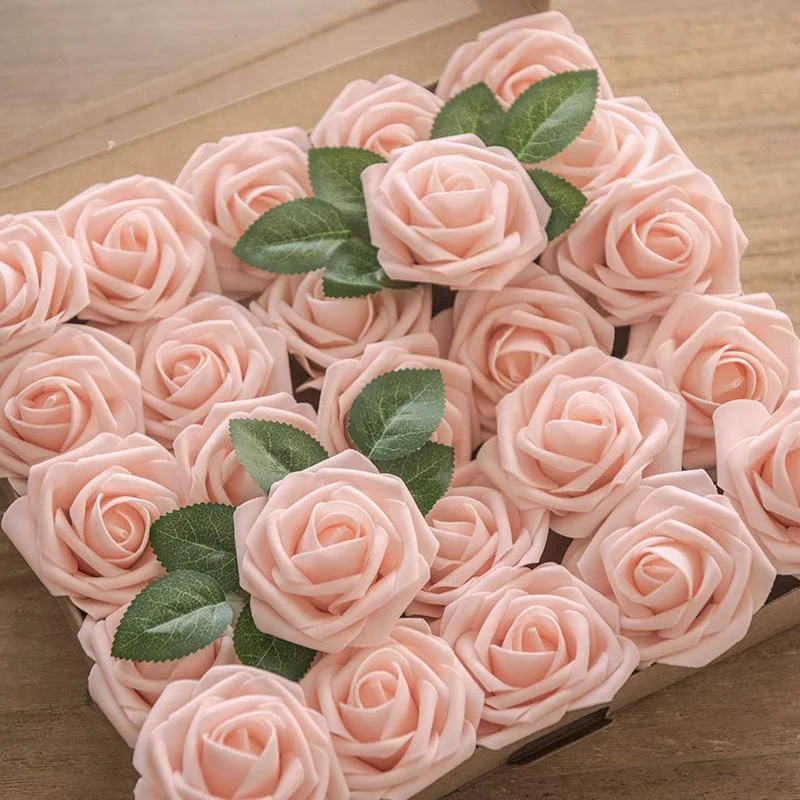 A-1183 DIY Floral Foam Rose Flower Arrangement for Preserved Roses For Gift