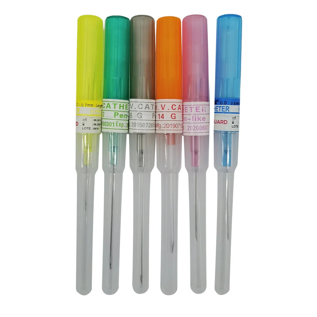 Medical Iv Cannula Suction Catheter Types With Butterfly Type Tube 26G