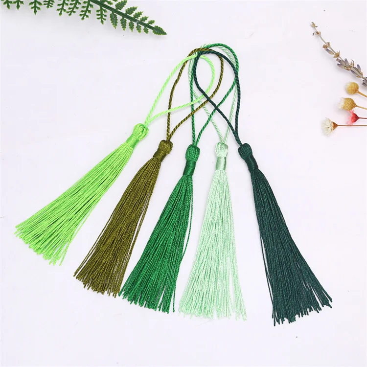13cm Long Silk Tassel Fringe Brush Sewing Accessories Tassel Fringe Trim Pendant for Curtains Jewelry DIY Home Tassel