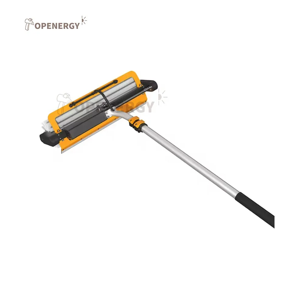 Best Quality Photovoltaic Roller Solar Panel Cleaning 7.5m Telescopic Pole Rotating Brushes
