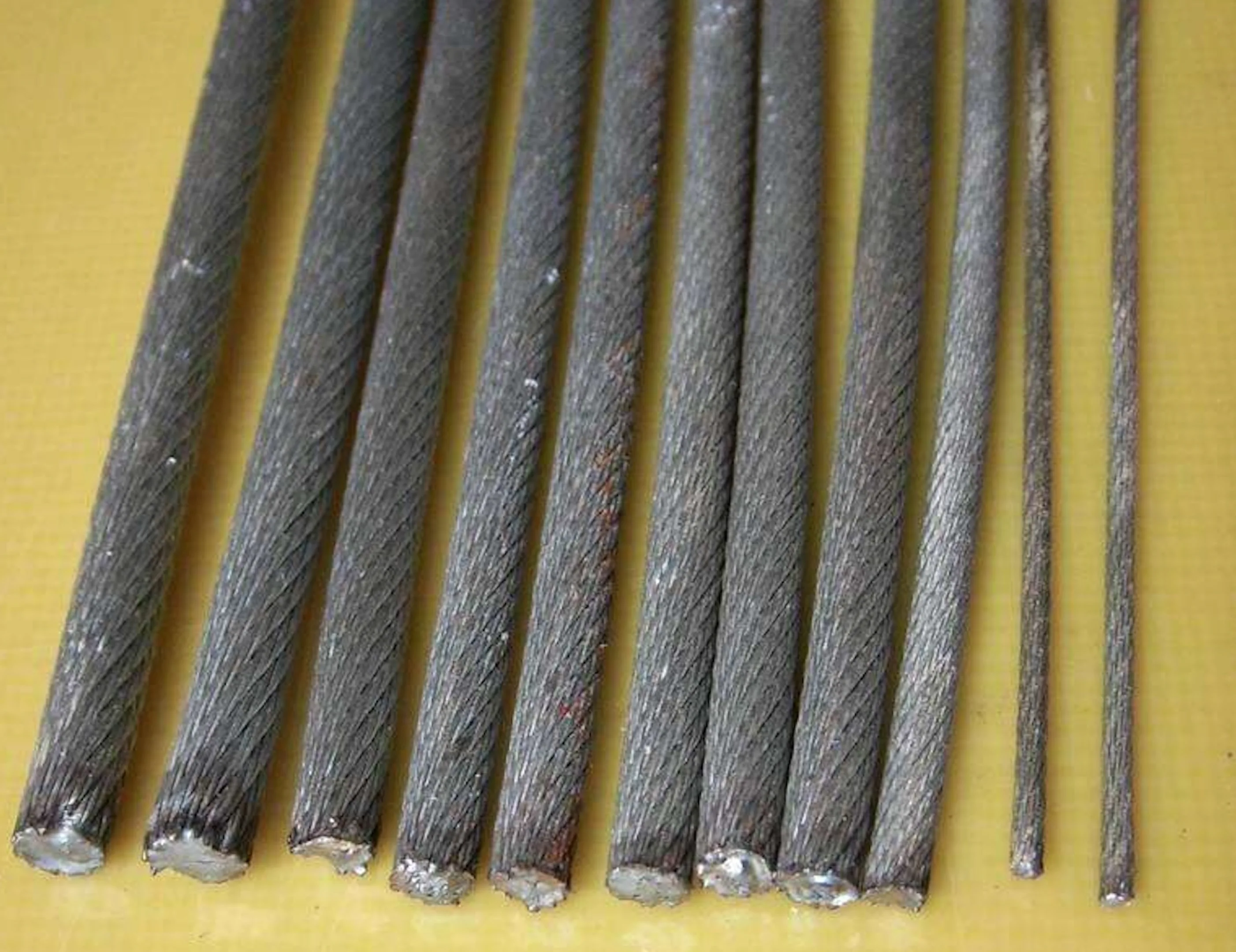 Hydraulic automobile blockade stainless steel wire rope flat cone cutting fuse machine