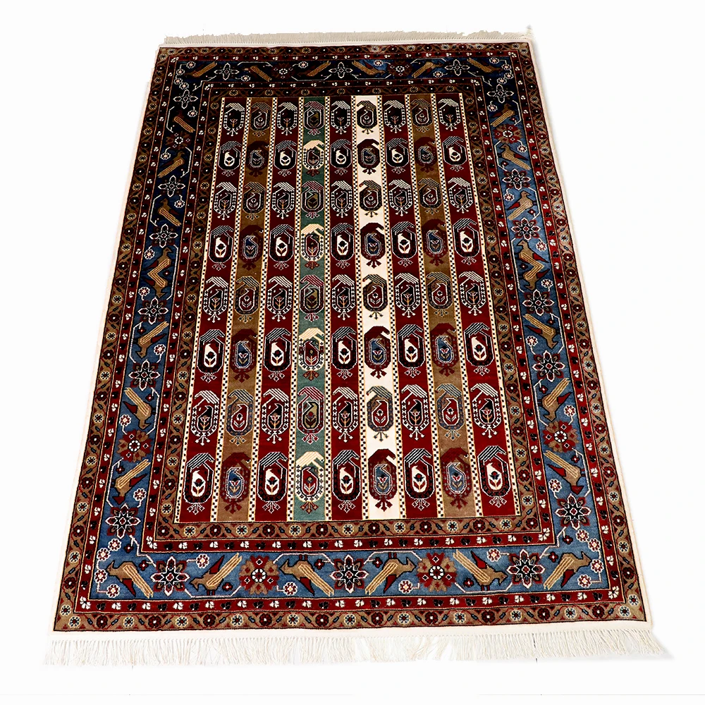 YUXIANG 4*6ft Handknotted Oriental Rug Designs Luxury Handmade China Carpet 100% Silk Rug Online