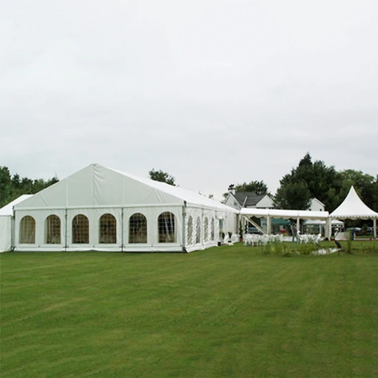 LingTong 20 X 30 Canopy Tent Big Aluminum 500 People Wedding Marquee Tent For Exhibition And Trade Fair