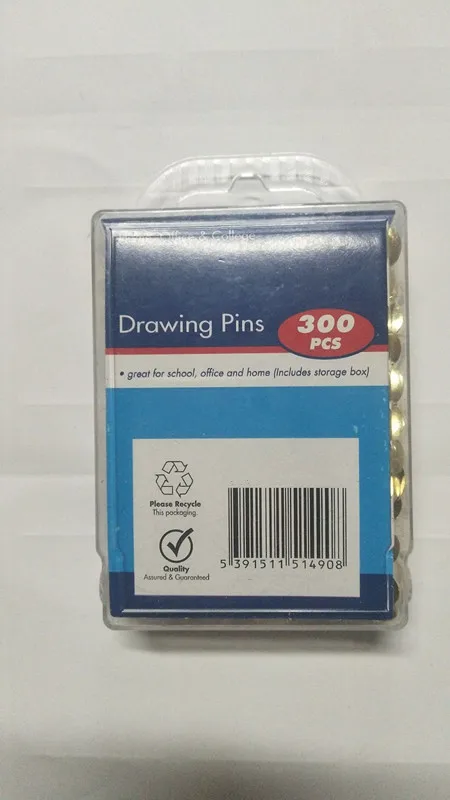 9.5MM Gold color thumbtack pin ,metal drawing pin ,brass wall push pins