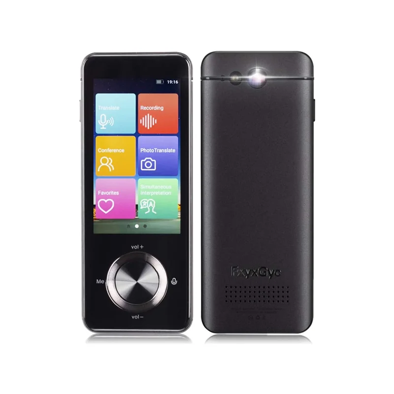 Портативный сенсорный экран, 108 языков, умный голосовой переводчик, автономный перевод с камерой