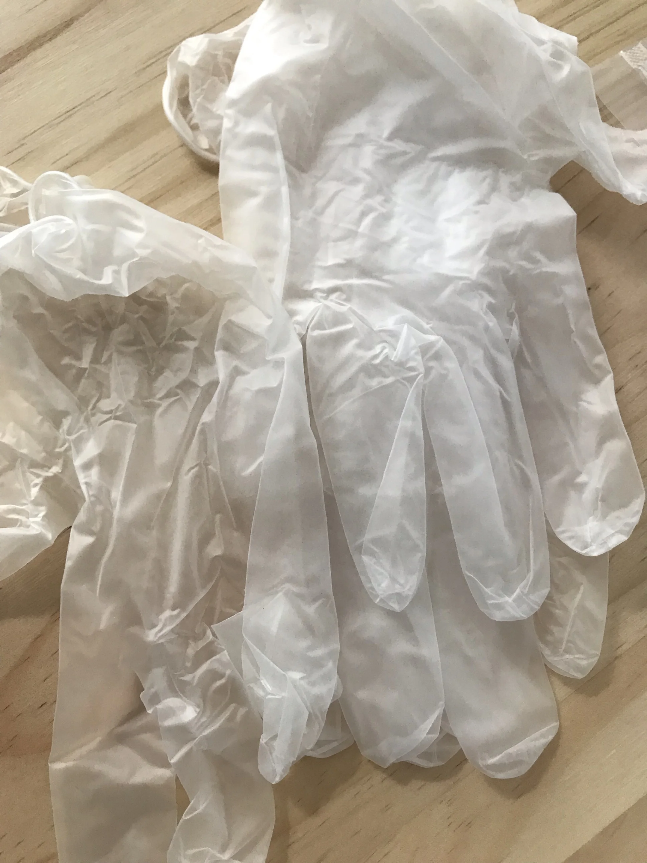 food grade PVC glovees transparent vinyl glovee 240mm disposable powder free glovee