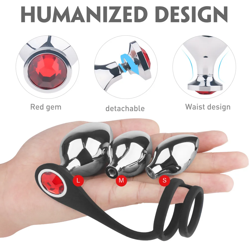 Huge Metal Super Large Huge Posterior Anal Embolism Butt Plug Dilator Sex Toy For Men Set