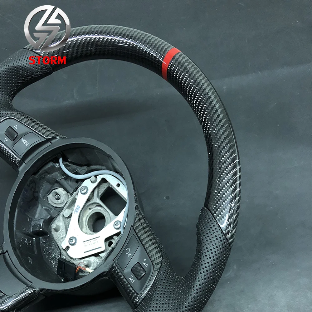 Private Custom Universal Racing Parts Customized Leather Carbon Fiber Car Steering Wheel For All Cars