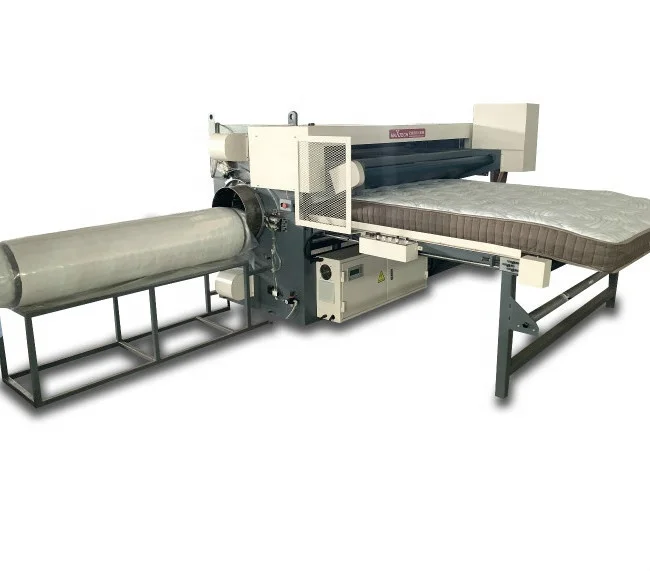 Auto mattress roll packing machine