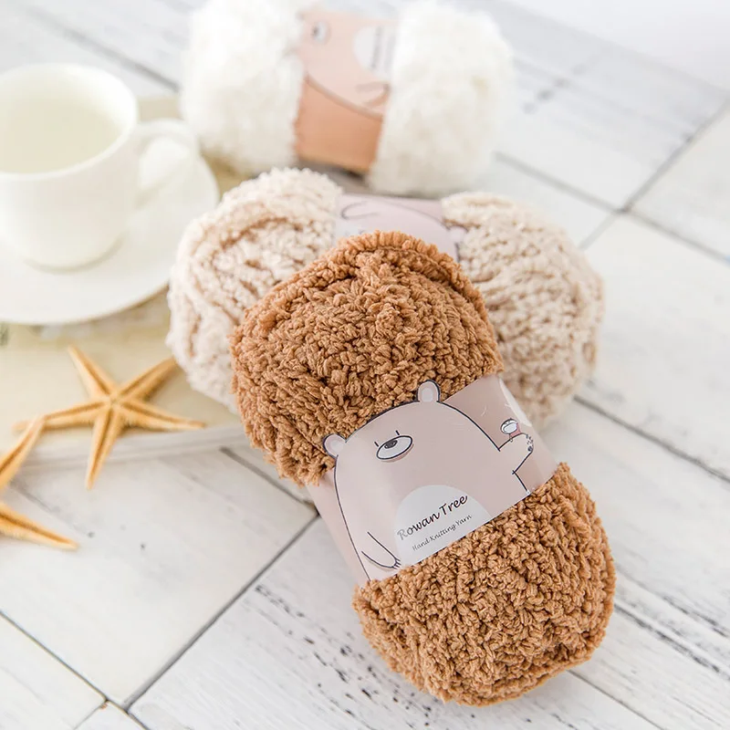 Супер мягкая окрашенная объемная синель вязальная пряжа Yarncrafts из полиэстера ручной