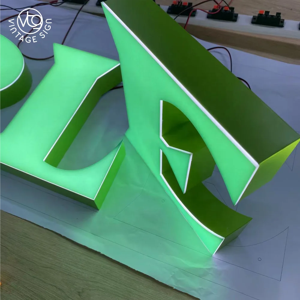 Factory Direct Epaper Lit Channel Letter Sign Front Light Led Letters With Good Quality