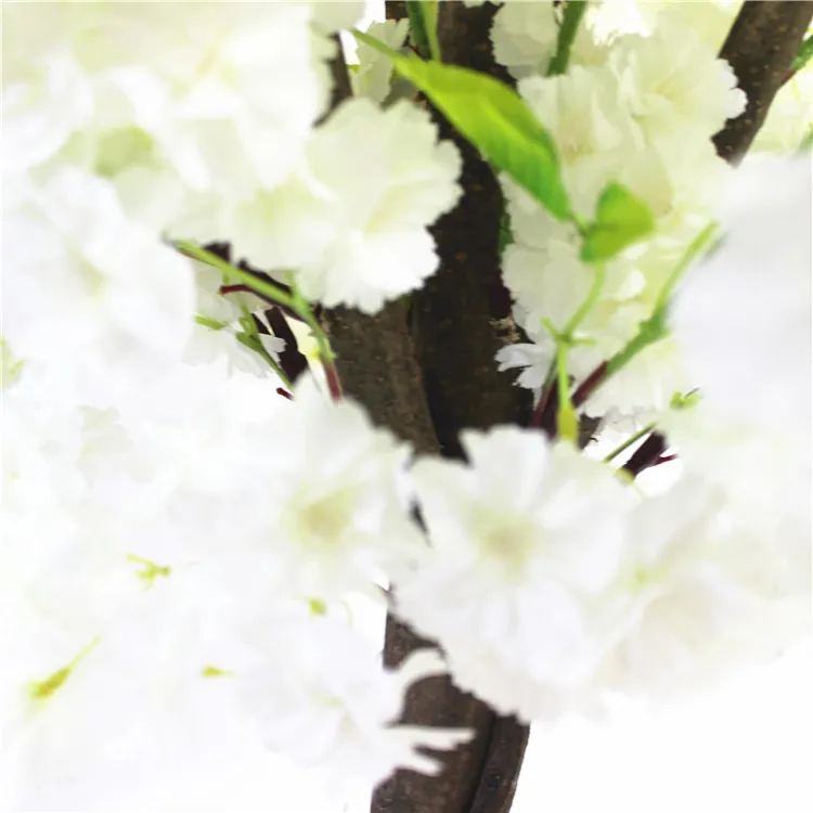
White Artificial Wedding Flower Cherry blossom Tree For Wedding Centerpiece Decor 