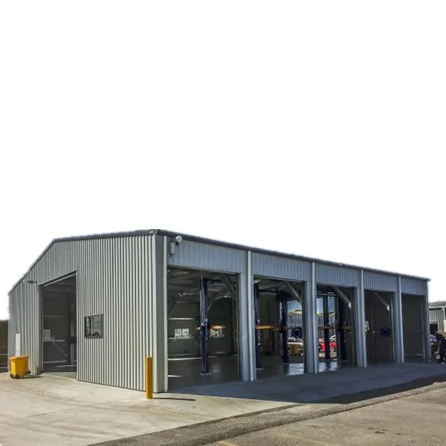 steel structure modular prefabricated factory building low cost industrial worshop shed design