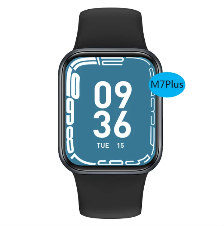 2022 New fashion Series 7 M7Plus Smartwatch bracelet 1.82 Inch Full Touch Screen Custom Wallpaper android io Smart Watch M7 Plus
