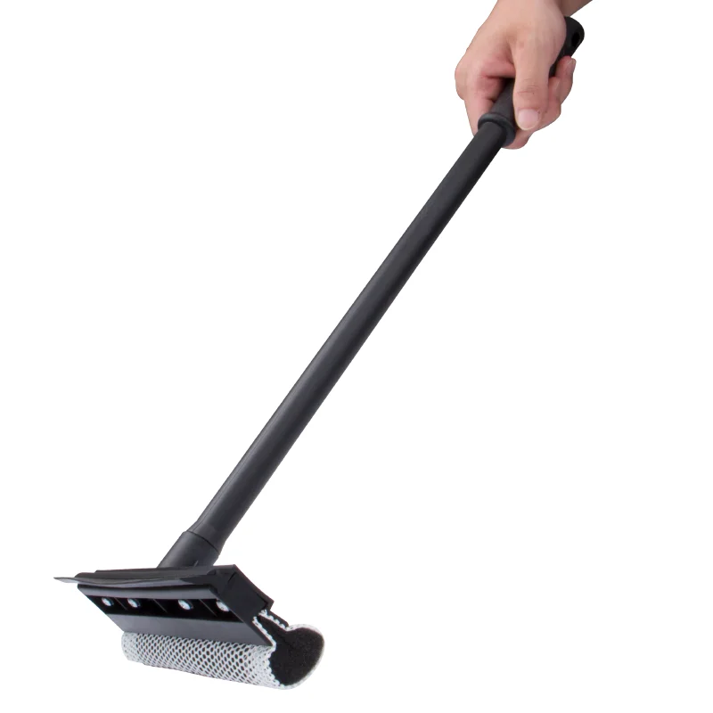 New Style Wholesale Long Handle Window Plastic Squeegee Rubber Window Cleaning