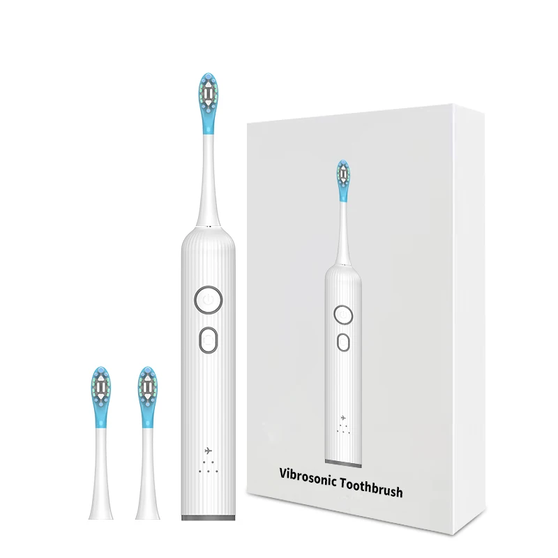 Customized IPX7 Relish Vibrosonic Toothbrush Wave Toothbrush 60 Degree Sweeping Sonic Electric Toothbrush