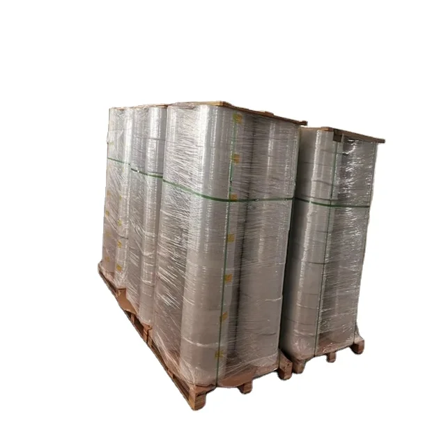 UV Printing PP Adhesive Sticker PP Label Factory Self Adhesive White PP Film Jumbo Roll For Printed Label