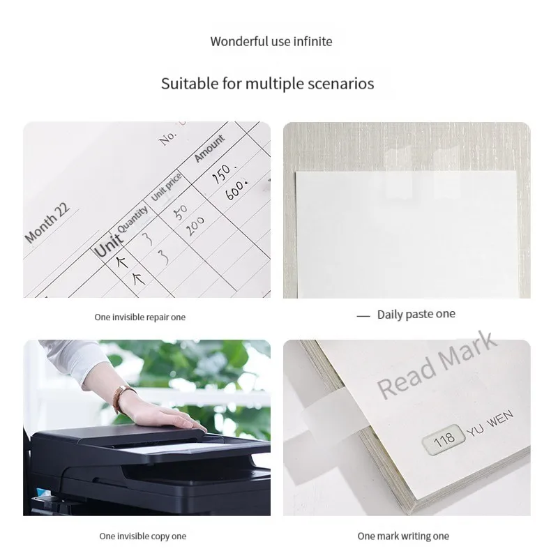 Deli NS098 High quality Newsay good to tear invisible tape transparent hand tent high viscosity sticker fixed small roll do