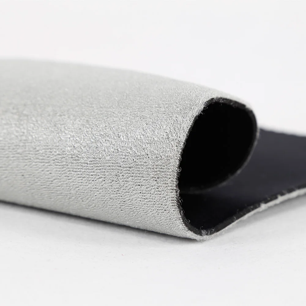 Colorful Mercerized Neoprene Plush Nylon Sponge Hook and Loop Neoprene Fabric