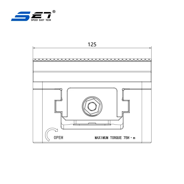 Wholesale Customized Tooling 96mm Hole Pitch Position Vise For Cnc Milling Machining