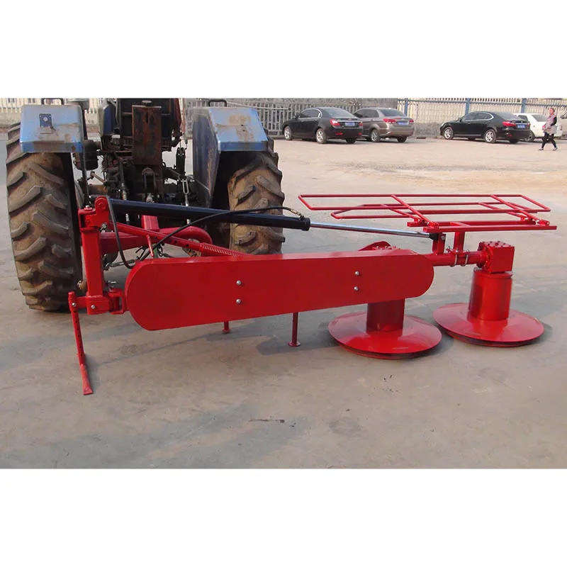Сельскохозяйственная техника, монтируемая барабанная косилка с двойным диском, травокосилка для травы, монтируемая травокосилка, дисковая косилка Yg125 для продажи