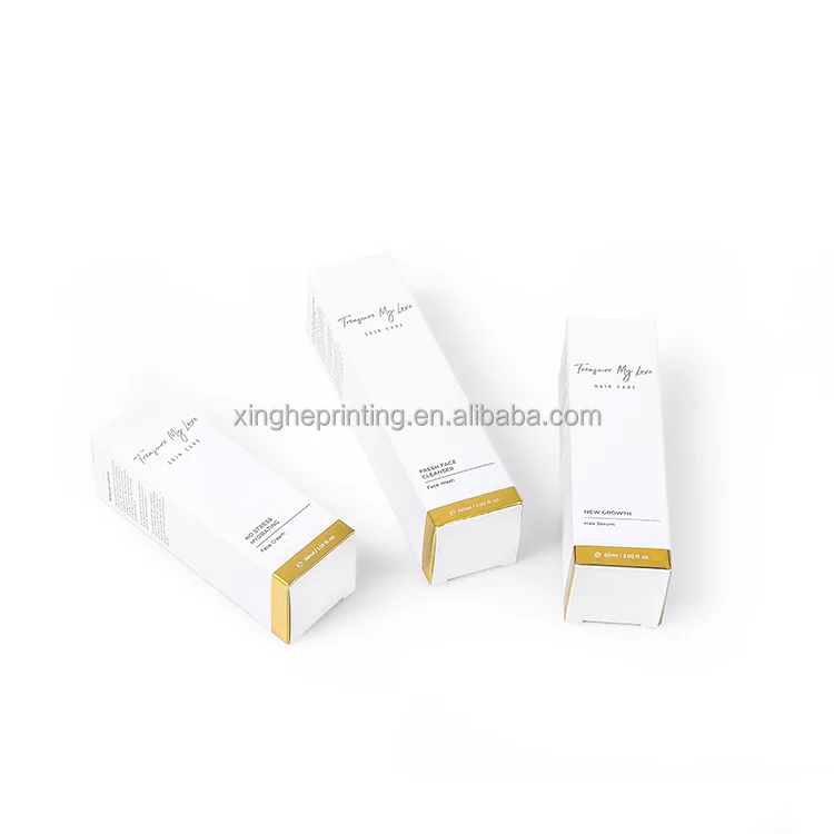 Wholesale Custom Luxury Cardboard Korean Skincare Set Packaging Skin Cosmetic Paper Packaging Box