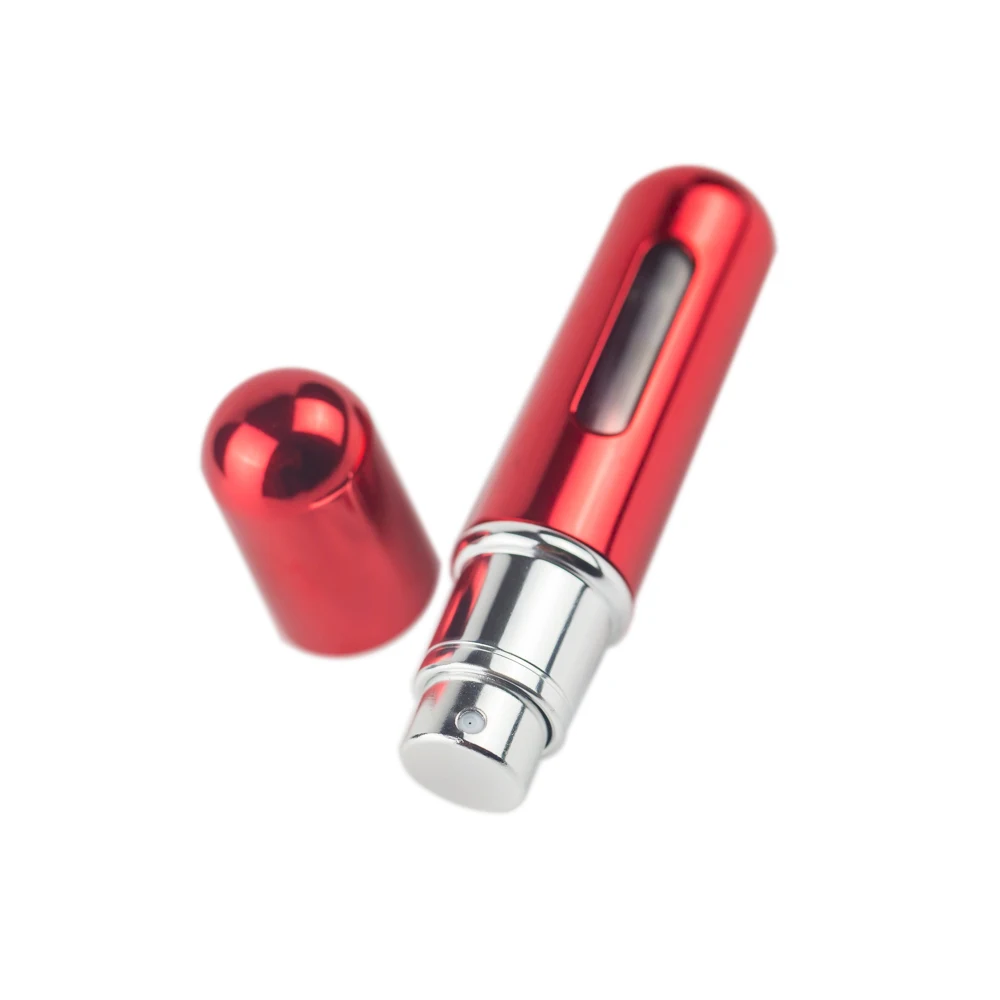 Empty refill perfume atomizer spray aluminum bottle