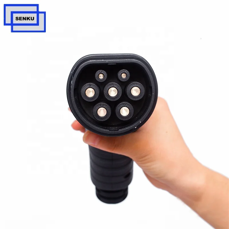 32A 480V AC 3 Phase IEC 62196 Type 2 Female Connector