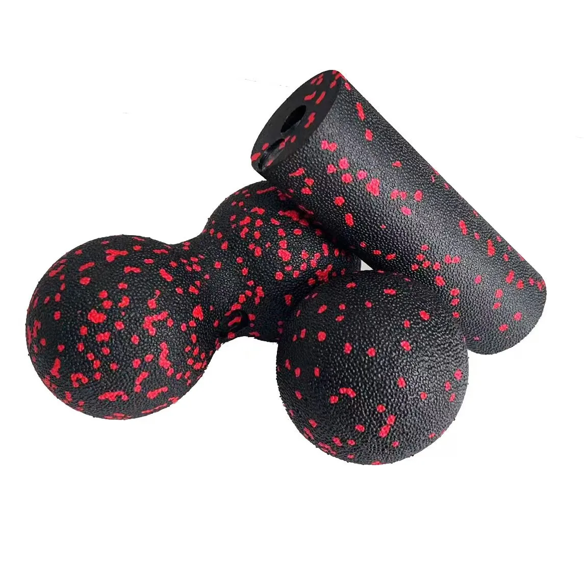 Snbo fitness exercise epp foam roller wholesale eco friendly 2 in 1 hollow back massage yoga foam roller set