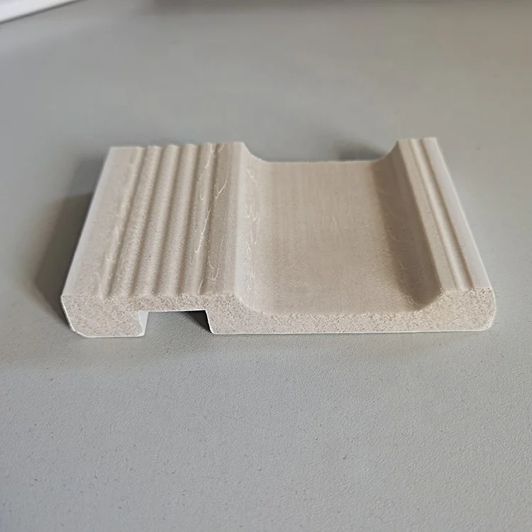 Diy Wall LED Skirting Board White Primed Plain Polystyrene PS Baseboard skirting moulding With Led Backlight