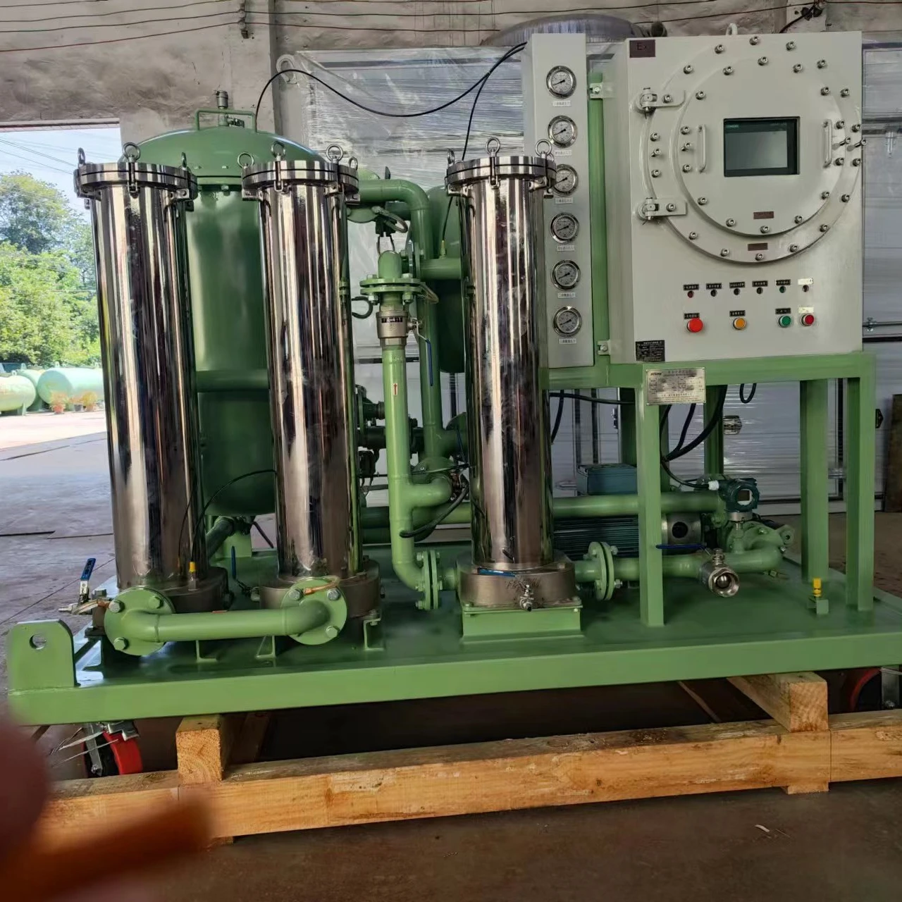 lubricating Oil filtration equipment/steam turbine oil filter machine