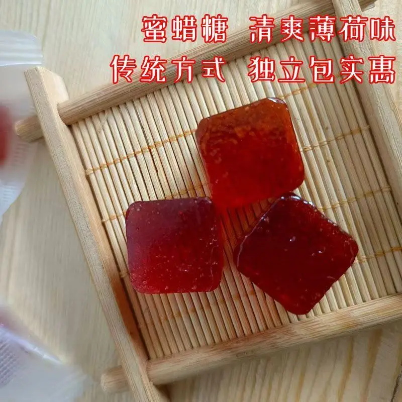 Honey Wax Sugar Gummy Candy Bulk Box Hard Texture Fruit Sour Sweet Flavors Certified Halal Variety Ball Drop Patterns Toy Candy